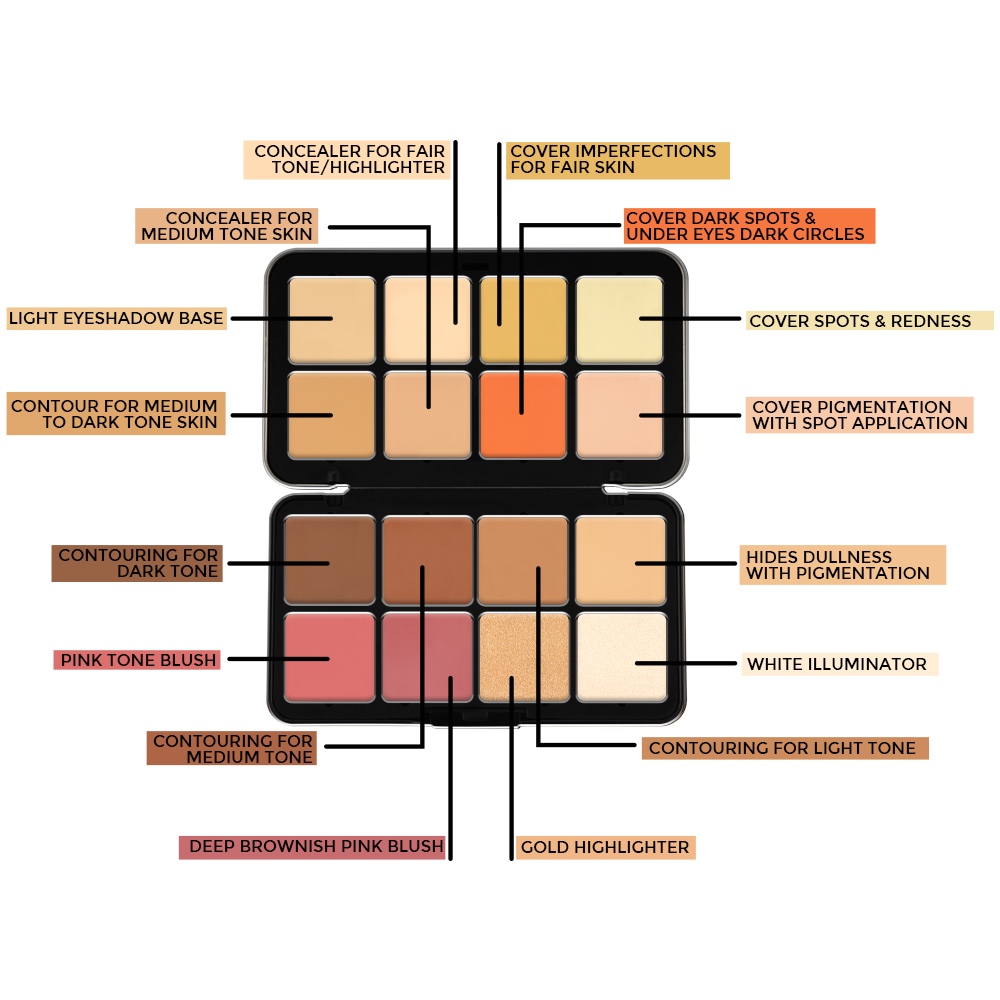 16 Color Camouflage HD Palette - CHP002
