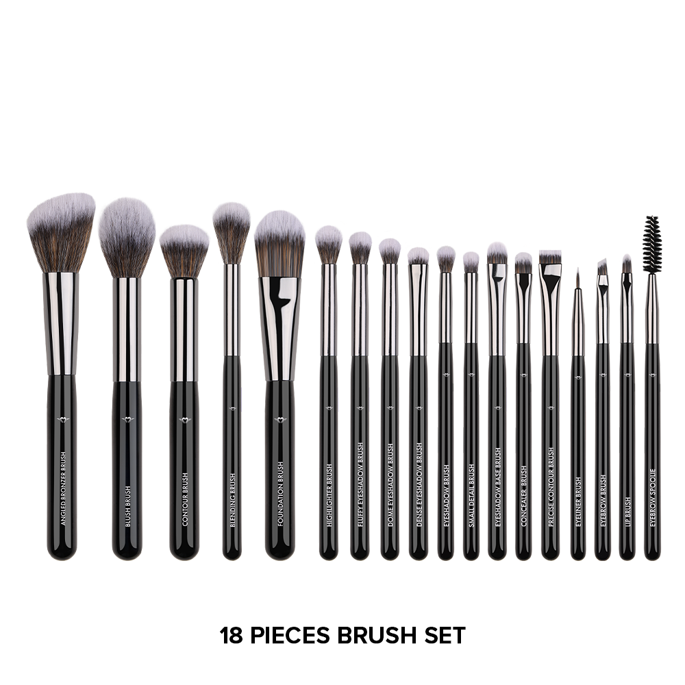 Fine Finish 18 Pieces Brush Set - XZ027