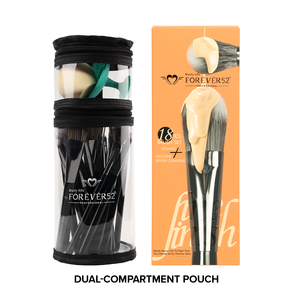 Fine Finish 18 Pieces Brush Set - XZ027